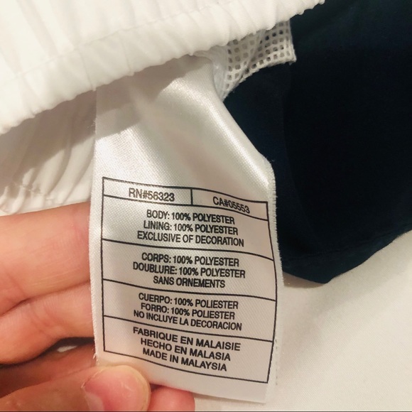 Nike Navy Blue & White Rain Jacket with Hoodie - Picture 6 of 6